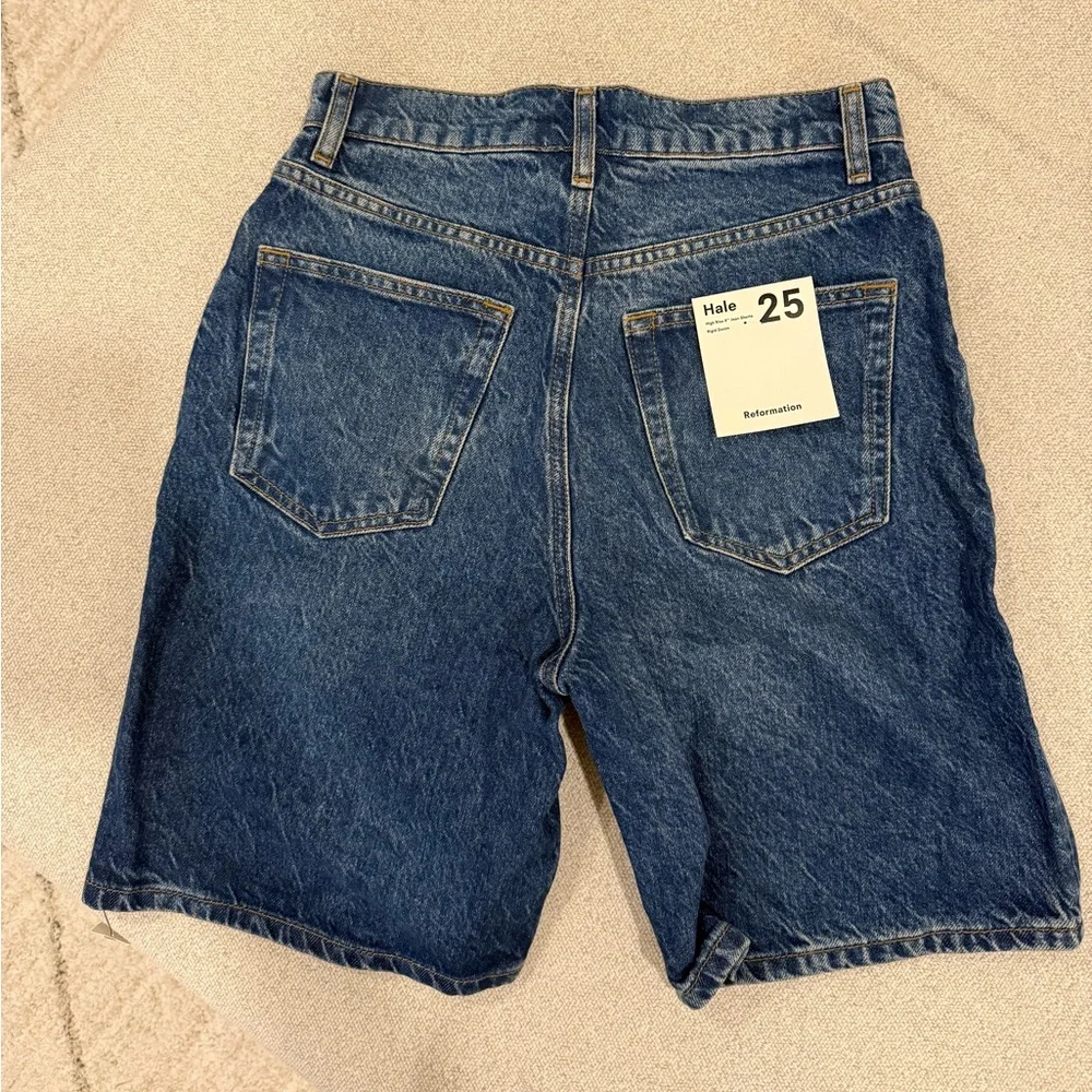 Reformation NWT Blue Denim Jean Shorts